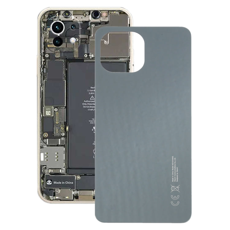 Cache arrière de batterie d'origine pour Xiaomi MI 11 Lite 4G M2101K9AG (Noir)