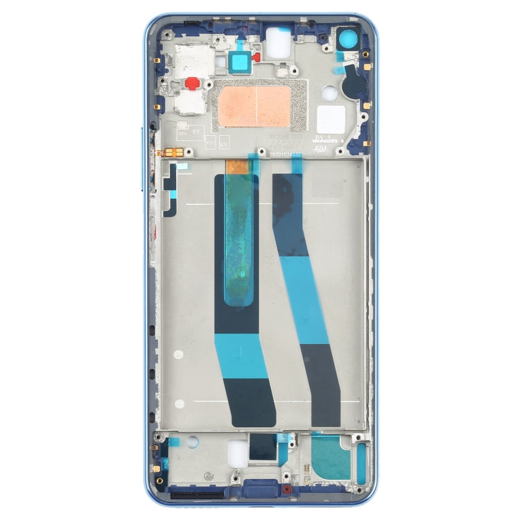 Plaque de lunette de cadre LCD de boîtier avant d'origine pour Xiaomi MI 11 Lite 4G M2101K9AG (Bleu)