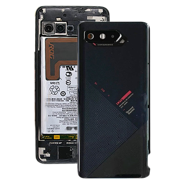 Tapa Trasera de la Batería Original Para el Phone Asus Rog 5 ZS673KS (Negro)