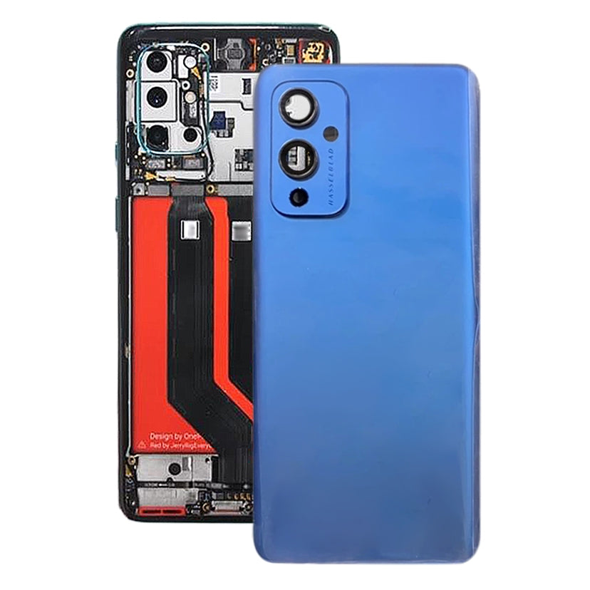 Battery Cover Back Cover + Rear Camera Lens OnePlus 9 Blue