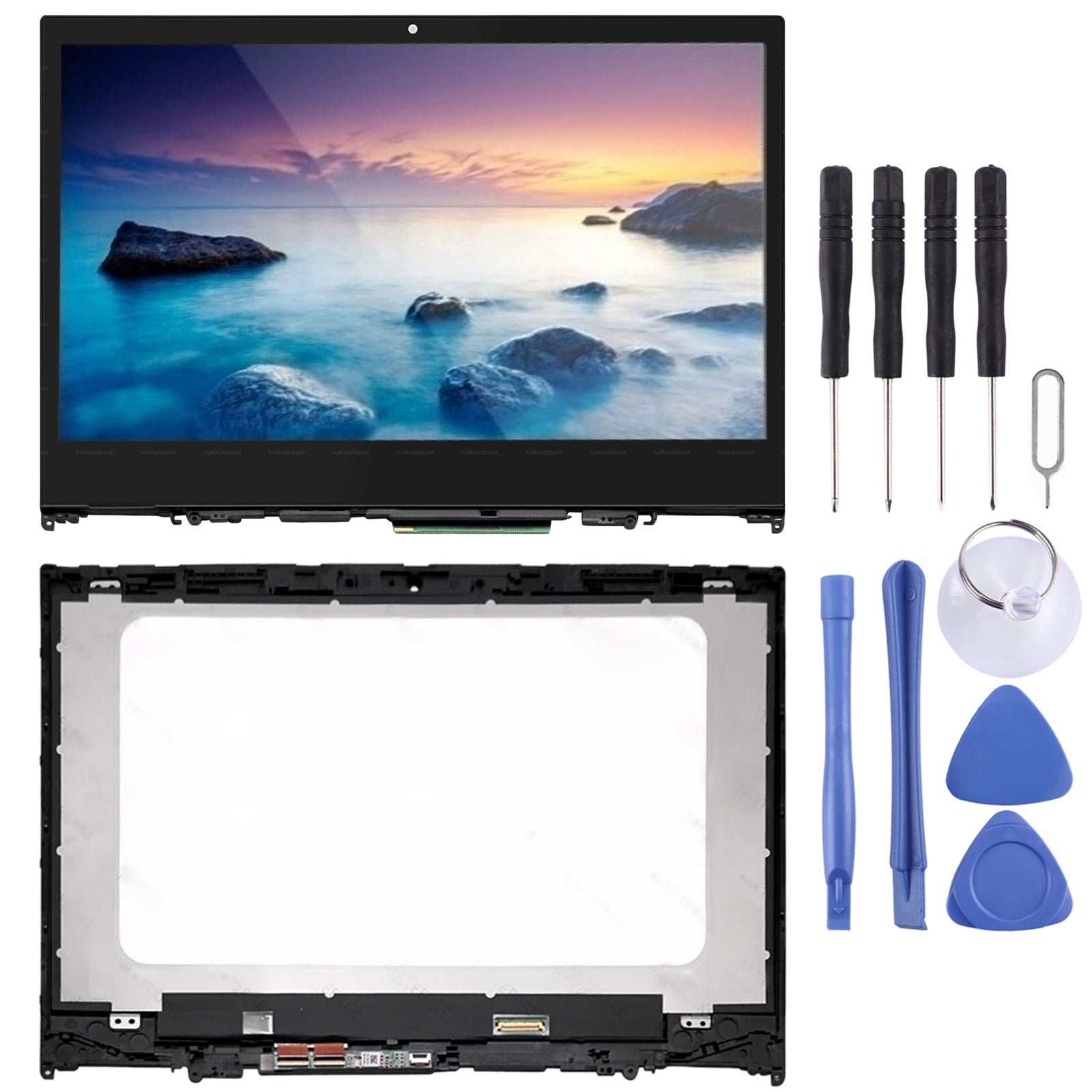 Pantalla LCD + Tactil Digitalizador Lenovo IdeaPad Flex 5-14 5-1470 5-1480 Negro
