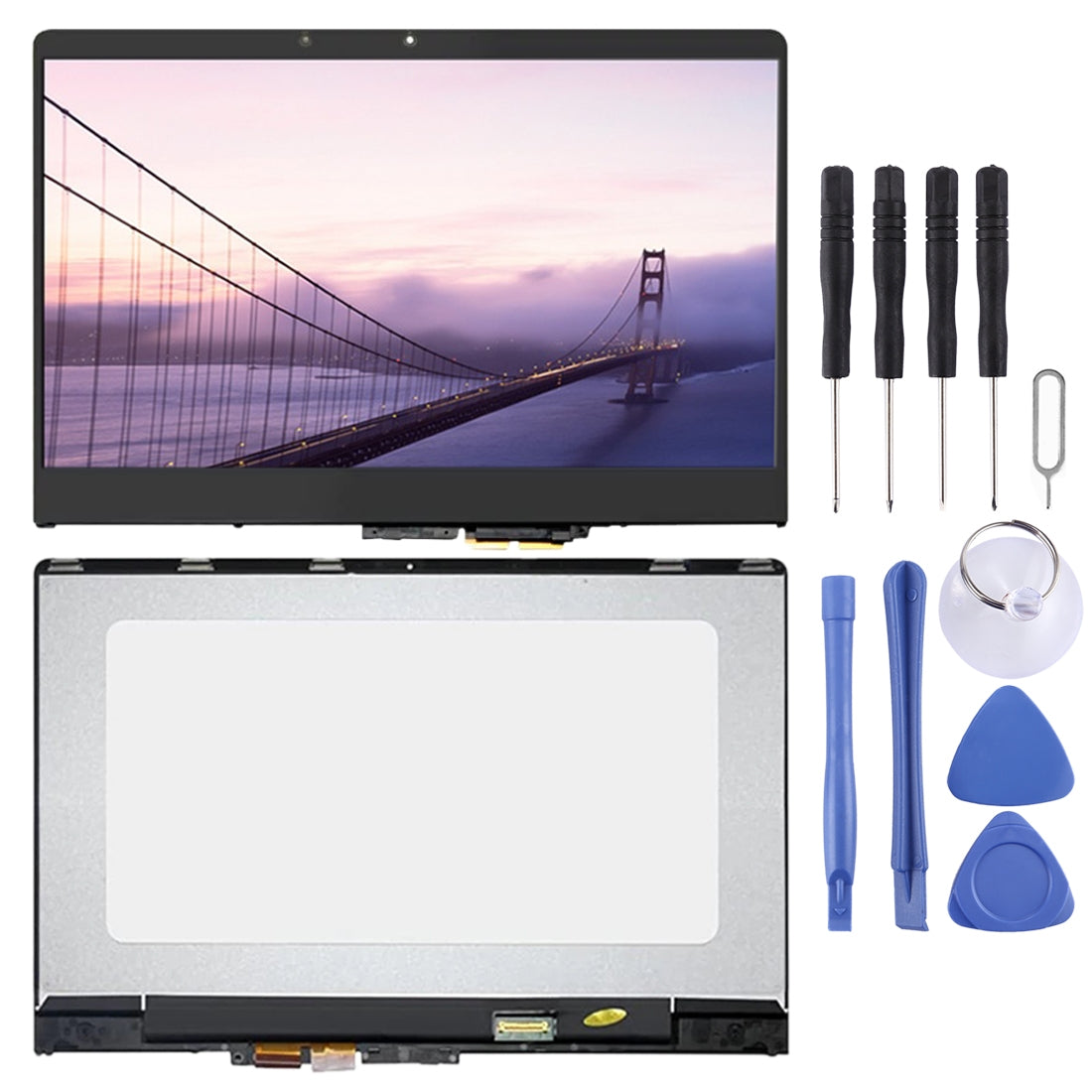 Ecran LCD + Numériseur Tactile Lenovo Yoga 710-14EstAkikB 5D10M14182 Noir