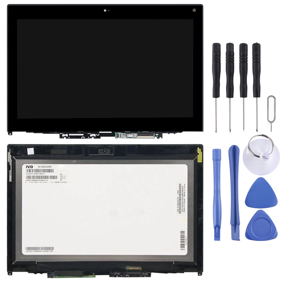 Ecran LCD + Numériseur Tactile Lenovo ThinkPad 12.5 Yoga 260 Noir