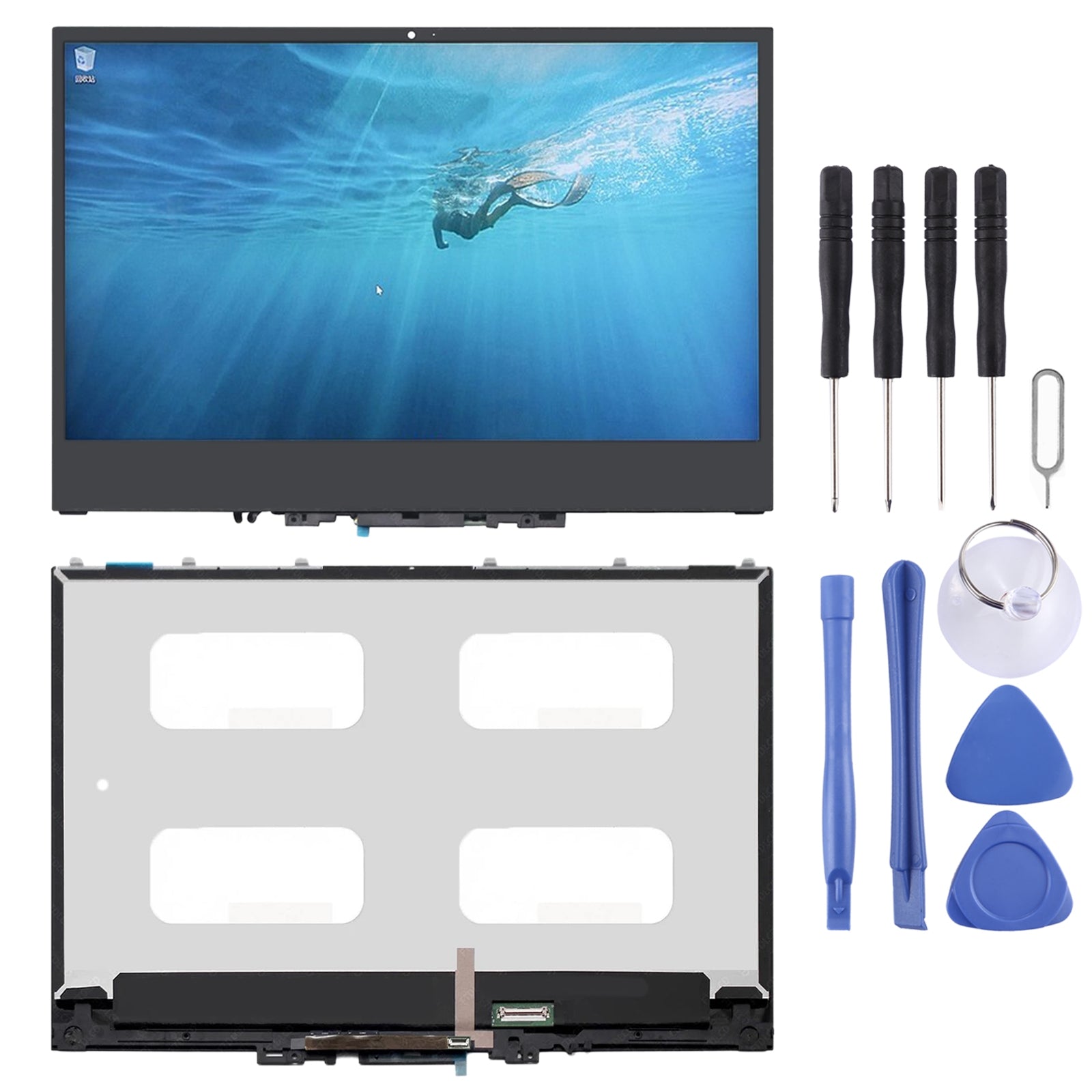 Ecran LCD + Tactile Lenovo Yoga 720-13 720-13ikb 5D10K81089 1920X1080 FHD (30 broches)