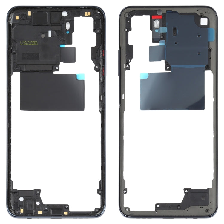 Middle Frame Bezel Plate For Xiaomi Redmi Note 10 M2101K7AI M2101K7AG (Black)