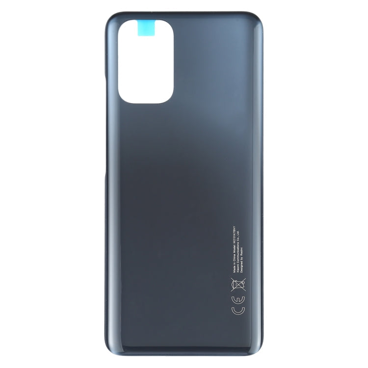 Coque arrière de batterie d'origine pour Xiaomi Redmi Note 10 M2101K7AI M2101K7AG (noir)