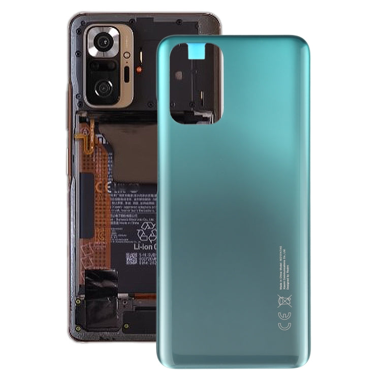 Coque arrière de batterie d'origine pour Xiaomi Redmi Note 10 M2101K7AI M2101K7AG (Vert)
