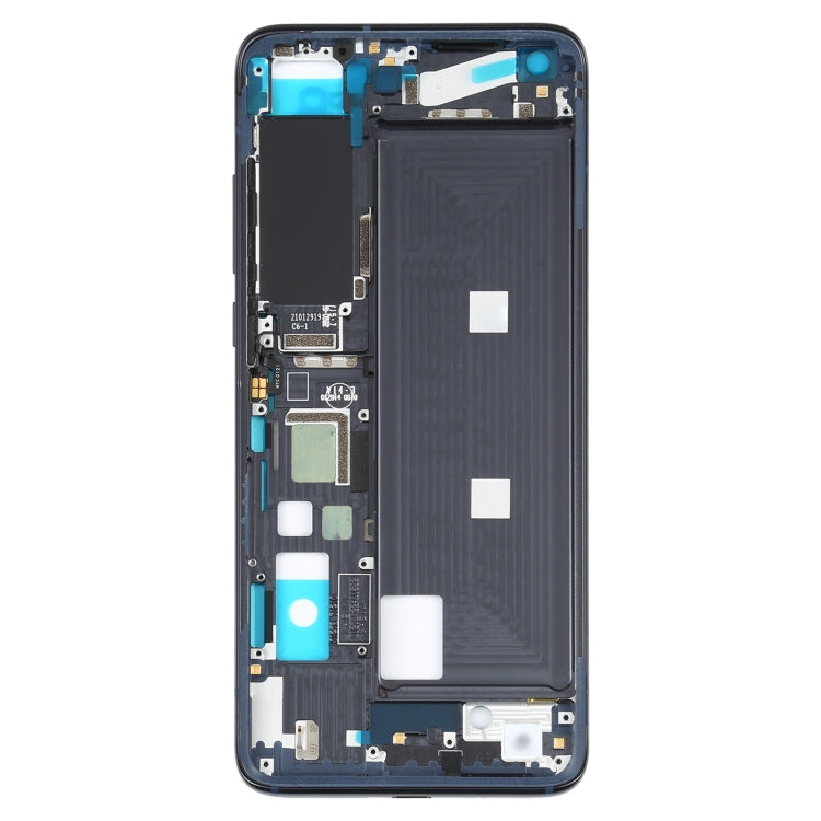 Placa de Bisel del Marco de la caja Delantera Original Para Xiaomi MI 10S (Negro)