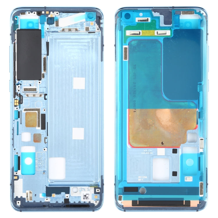 Placa de Bisel del Marco del LCD de la Carcasa Delantera Original Para Xiaomi MI 10S (Azul)