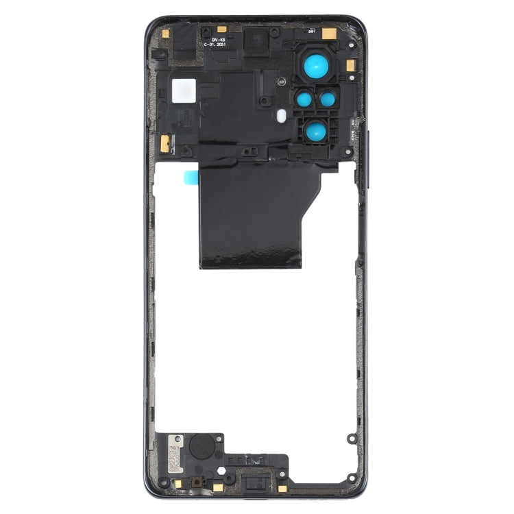 Plaque de cadre intermédiaire pour Xiaomi Redmi Note 10 Pro Max / Redmi Note 10 Pro / Redmi Note 10 Pro (Inde) M2101K6P M2101K6G M2101K6I (Noir)