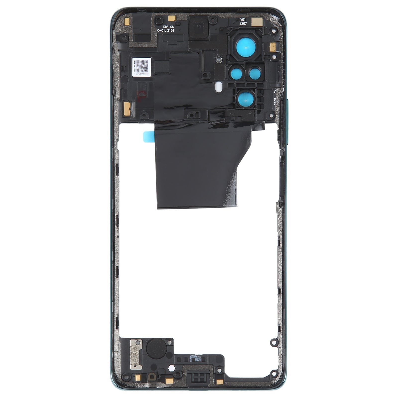 Châssis Arrière Logement Cadre Xiaomi Redmi Note 10 Pro Max Note 10 Pro Vert