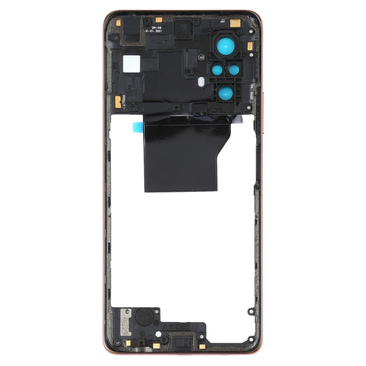 Middle Frame Bezel Plate For Xiaomi Redmi Note 10 Pro Max / Redmi Note 10 Pro / Redmi Note 10 Pro (India) M2101K6P M2101K6G M2101K6I (Gold)