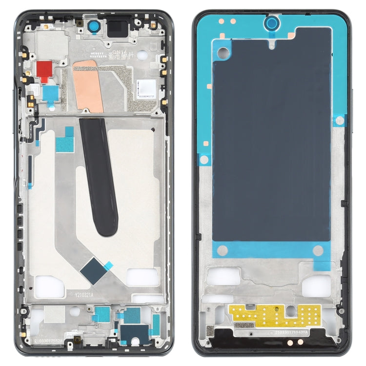 Original Front Housing LCD Frame Bezel Plate for Xiaomi Poco F3 M2012K11AP (Black)