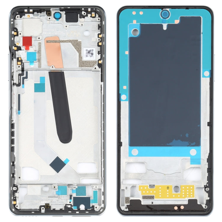 Original Front Housing LCD Frame Bezel Plate for Xiaomi Poco F3 M2012K11AP (White)