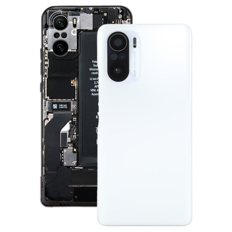 Original Battery Back Cover For Xiaomi Redmi K40 Pro M2012K11C (White)