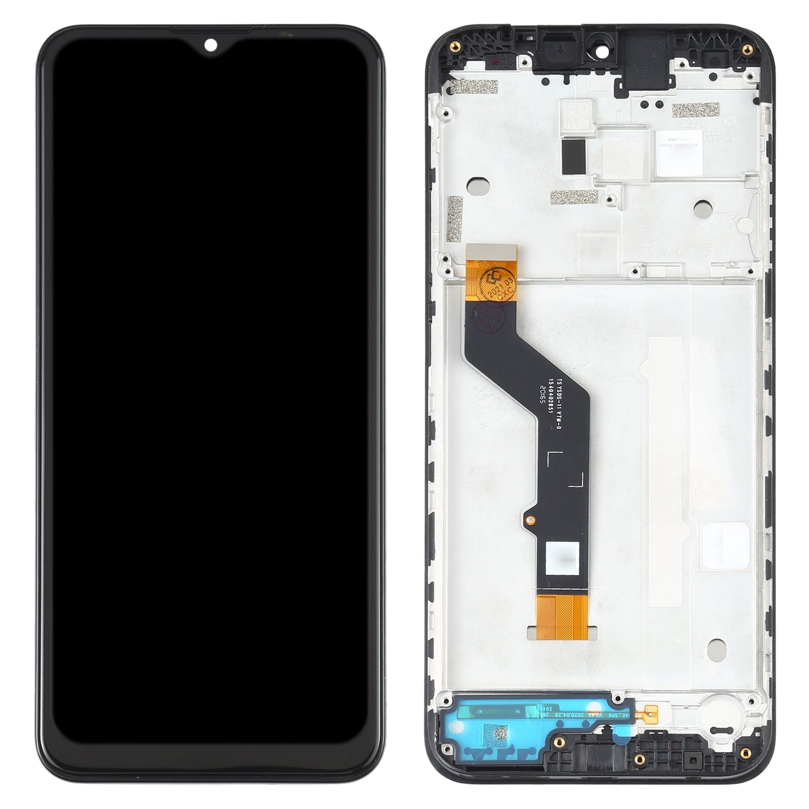 Full Screen LCD + Touch + Frame Motorola Moto E7 Plus XT2081-1 Black