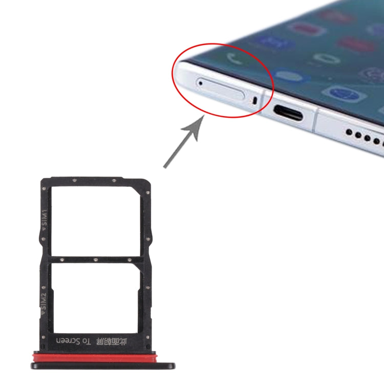 SIM Card + SIM Card Tray For Huawei Nova 8 5G (Black)