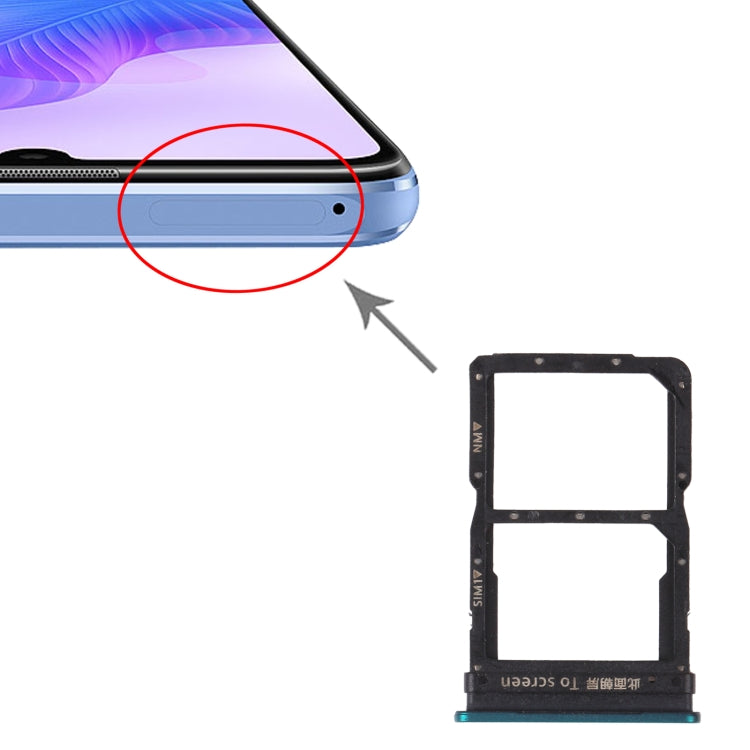 SIM Card + NM Card Tray for Huawei Enjoy 20 Pro (Green)