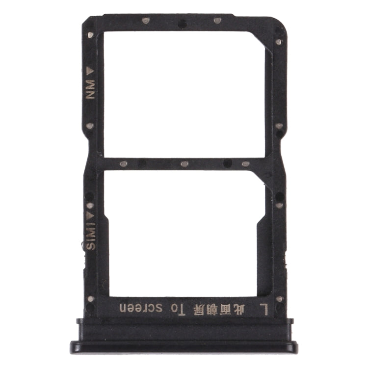 SIM Card + NM Card Tray for Huawei P Smart S (Black)