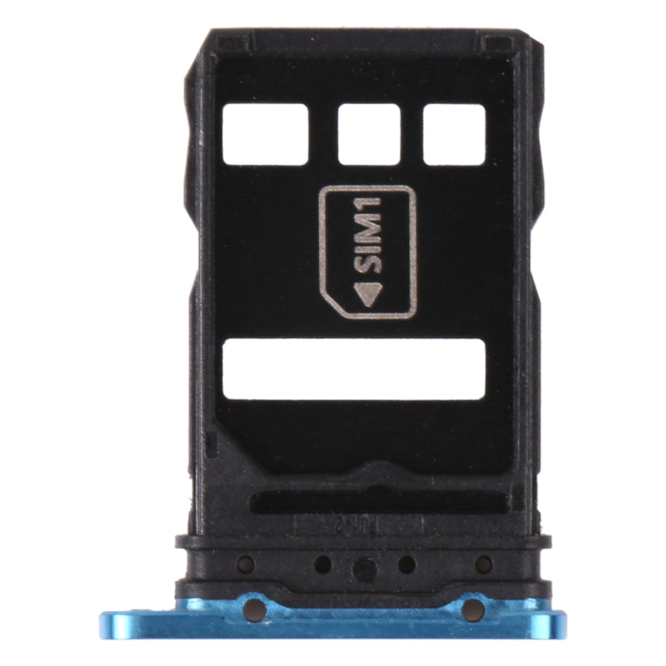 Tarjeta SIM + NM Tarjeta Bandeja Para Huawei P40 Pro + (Azul)