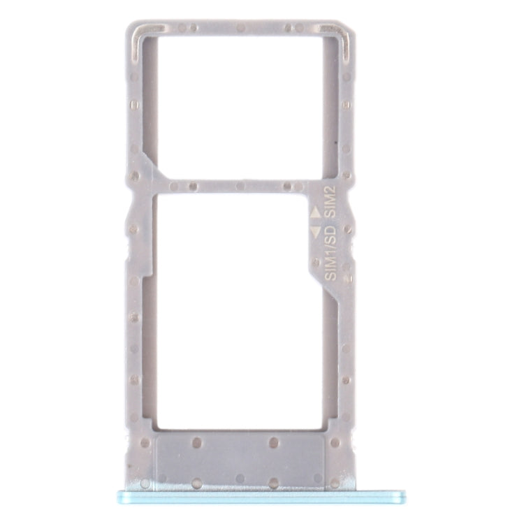SIM Card Tray + SIM Card Tray / Micro SD Card Tray for Honor Play 4 (Phantom Blue)