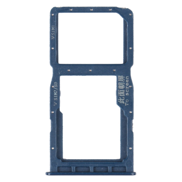 Carte SIM + Carte SIM / Plateau de Carte Micro SD pour Huawei Nova 4e (Bleu)