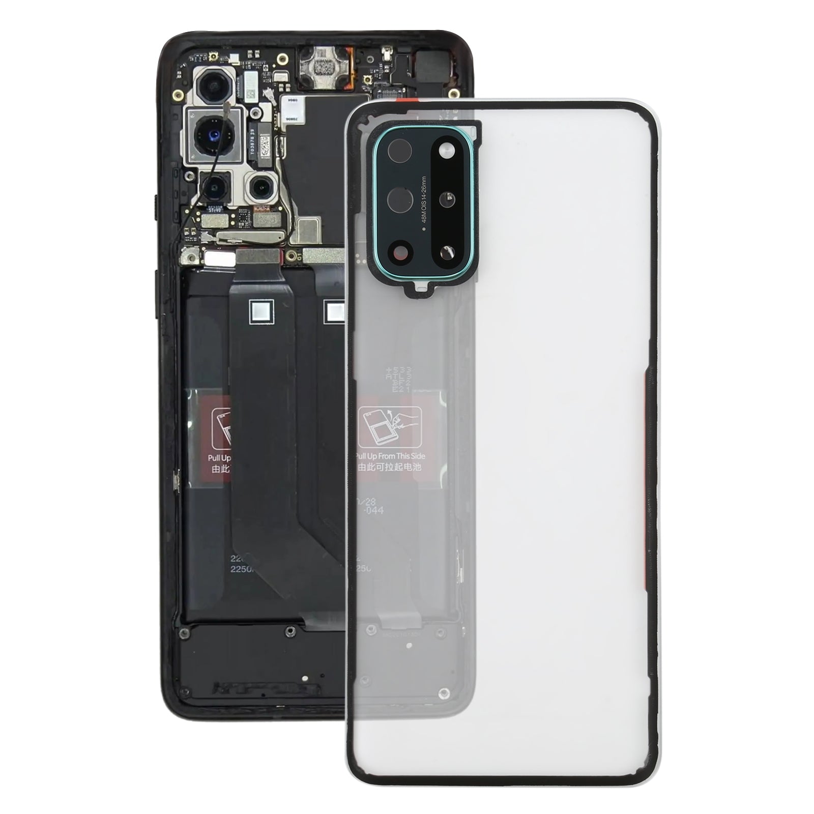 Cache Batterie Cache Arrière OnePlus 8T Transparent