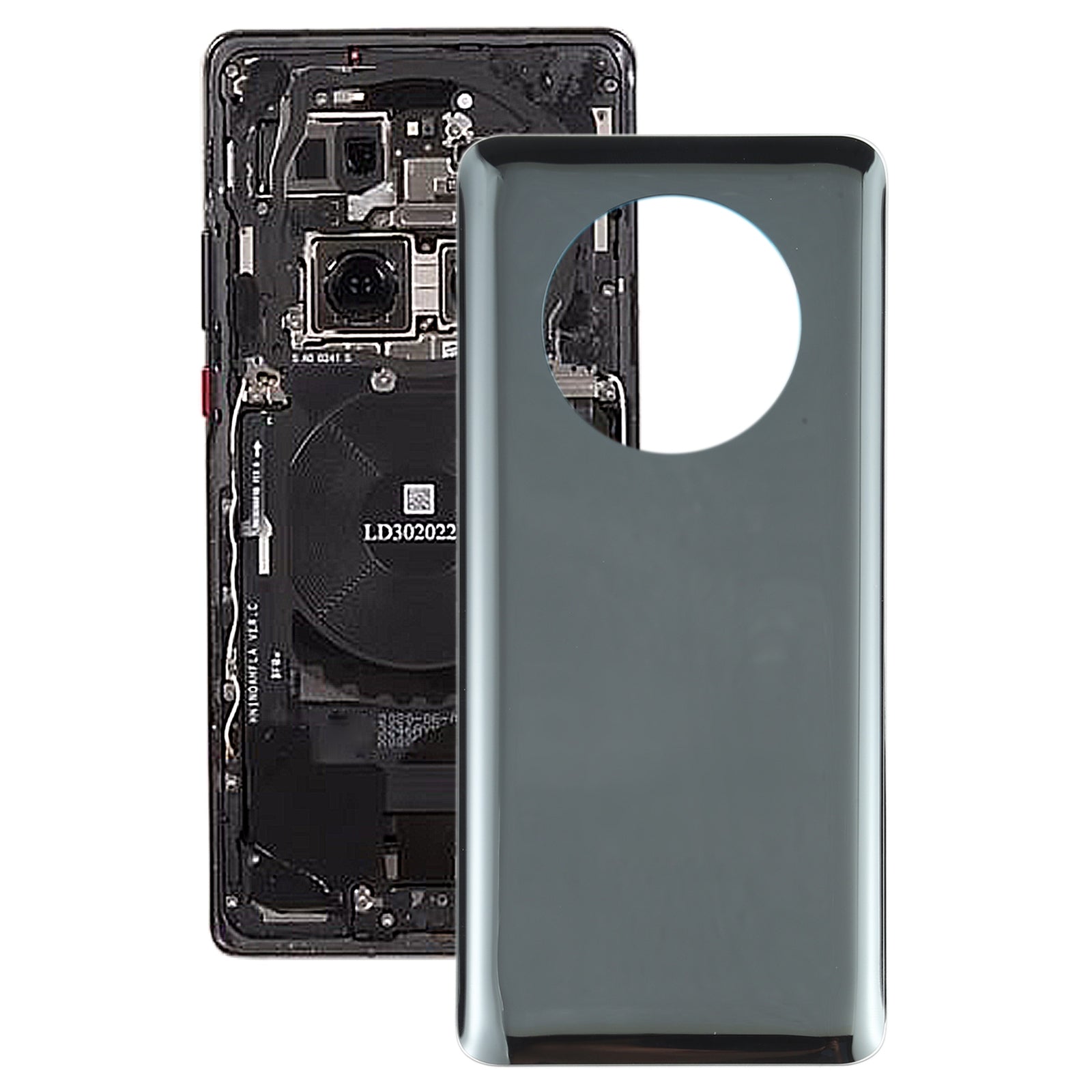 Cache Batterie Coque Arrière Huawei Mate 40 Noir