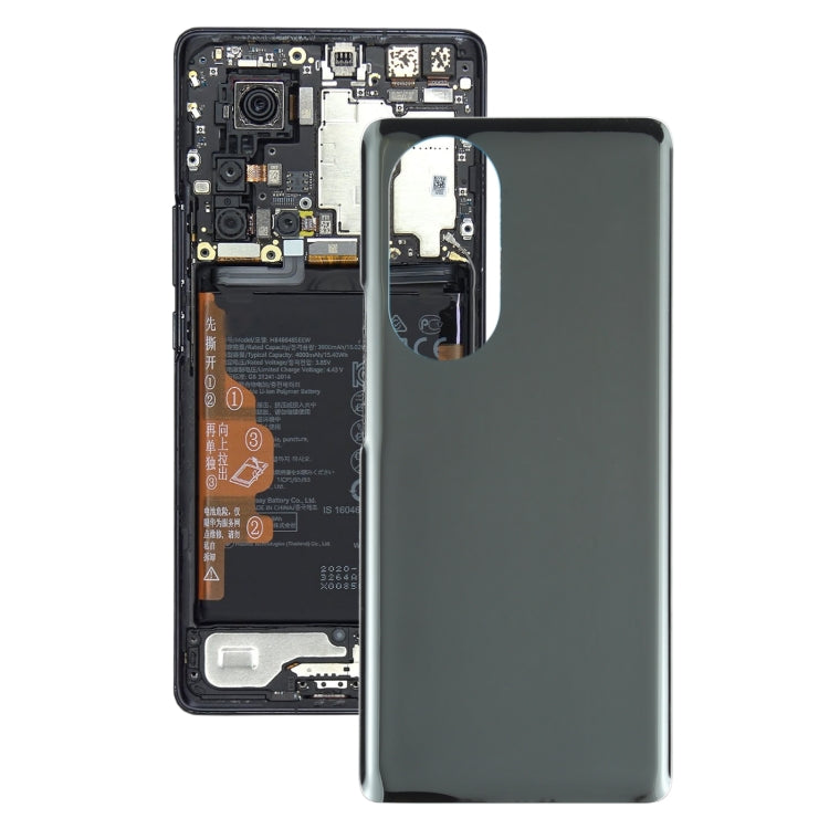 Tapa Trasera de la Batería Para Huawei Nova 8 Pro (Negro)