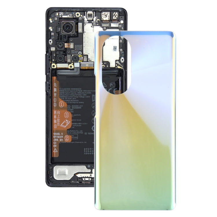 Tapa Trasera de la Batería Para Huawei Nova 8 Pro (Morado)