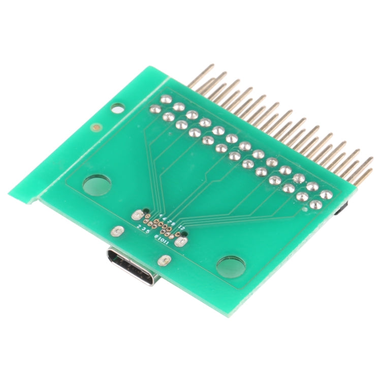 Double-sided USB 3.1 Double-sided Positive and Negative Female Test Card with PCB 24P Female Connector