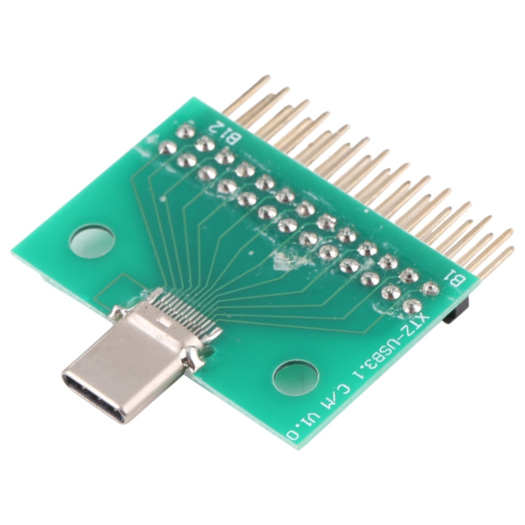Type C USB 3.1 Male Test Card with PCB Board 24p + 2P Connector