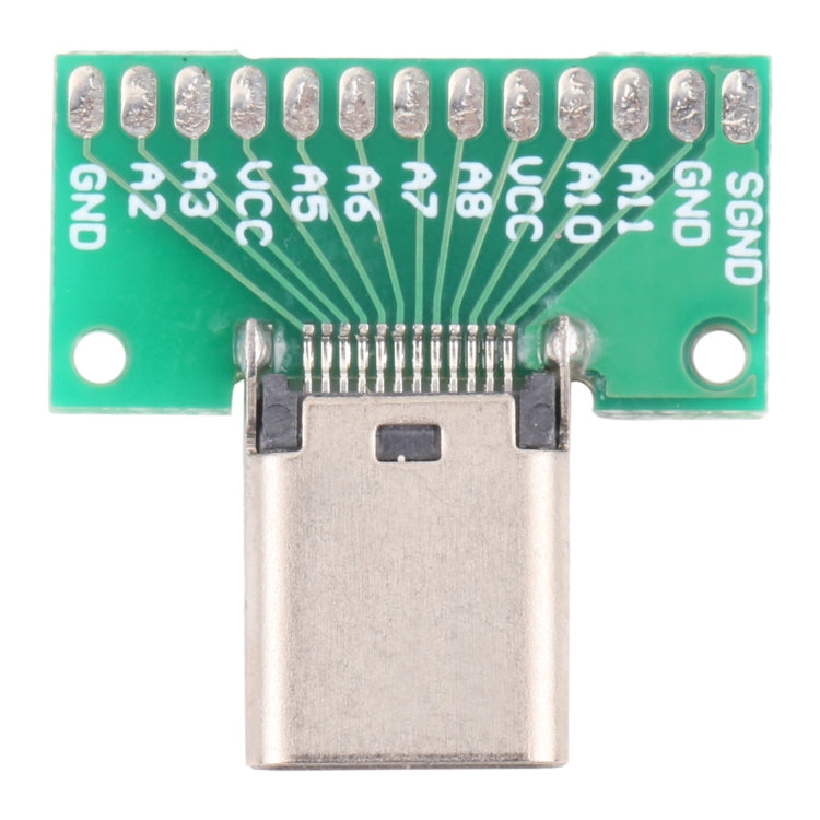 USB 3.1 Double Sided Positive and Negative Female Test Card with Soldered PCB 24pin