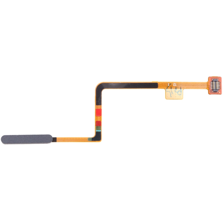 Câble flexible de capteur d'empreintes digitales pour Xiaomi Redmi Note 9 Pro 5G / MI 10T Lite 5G M2007J17G M2007J17C (Noir)