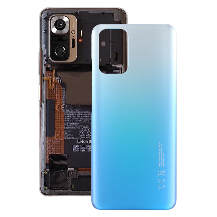 Cubierta Original de la Batería Trasera Para Xiaomi Redmi Note 10S M2101K7BG (Azul)