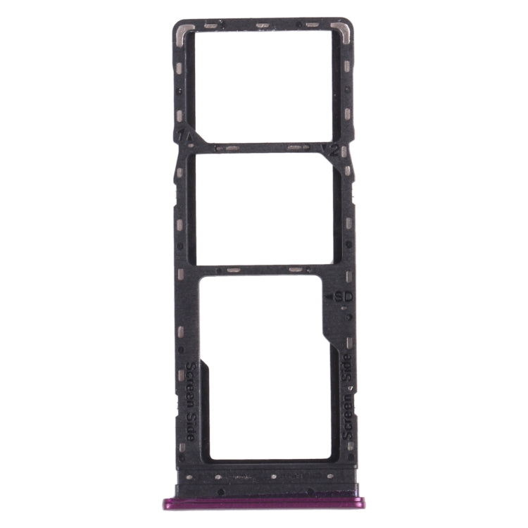 SIM Card Tray SIM Card Tray + Micro SD Card Tray for Infinix Hot 9 Play X680 C680B X680C (Purple)