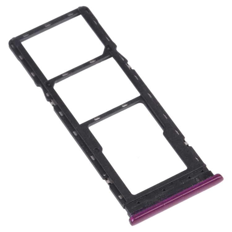 SIM Card Tray SIM Card Tray + Micro SD Card Tray for Infinix Hot 9 Play X680 C680B X680C (Purple)