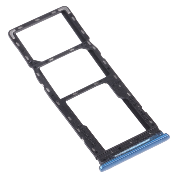 SIM Card Tray SIM Card Tray + Micro SD Card Tray For Infinix Hot 10 Play / Smart 5 (India) X688C X688B (Blue)