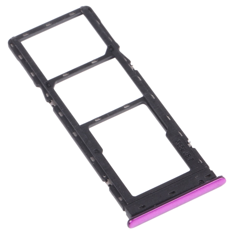 SIM Card Tray SIM Card Tray + Micro SD Card Tray for Infinix S5 X652 (Purple)