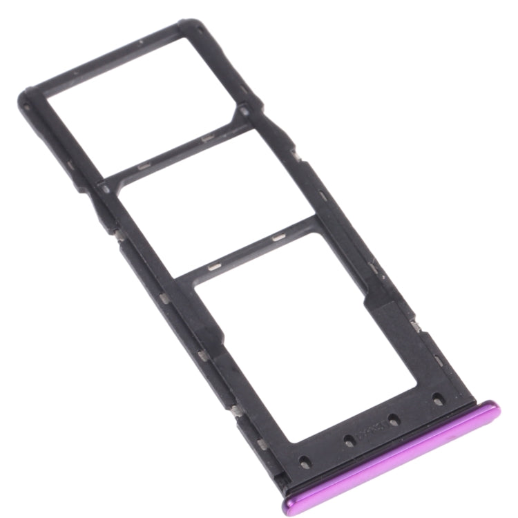SIM Card Tray SIM Card Tray + Micro SD Card Tray For Infinix S4 x626 x626b x610b x626b lte (Purple)