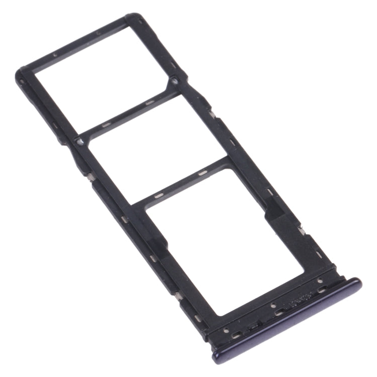 SIM Card Tray SIM Card Tray + Micro SD Card Tray for Tecno Camon 12 AIR CC6 (Black)