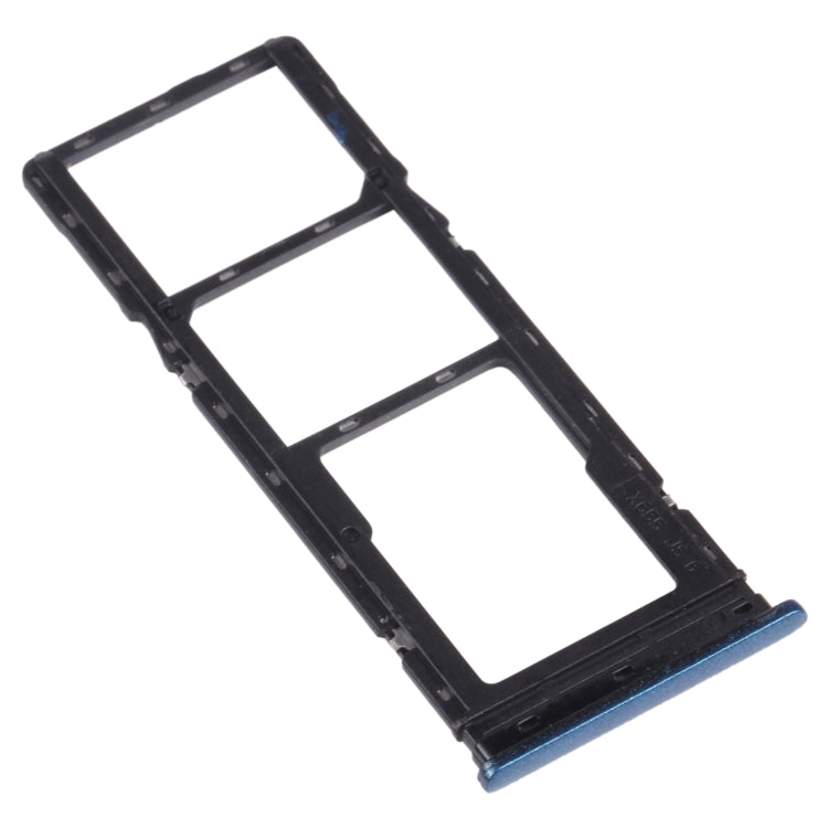 Tarjeta de Tarjeta SIM Bandeja de Tarjeta SIM + Bandeja de Tarjeta Micro SD Para Infinix Hot 9 x655C x655 x655d (Azul)