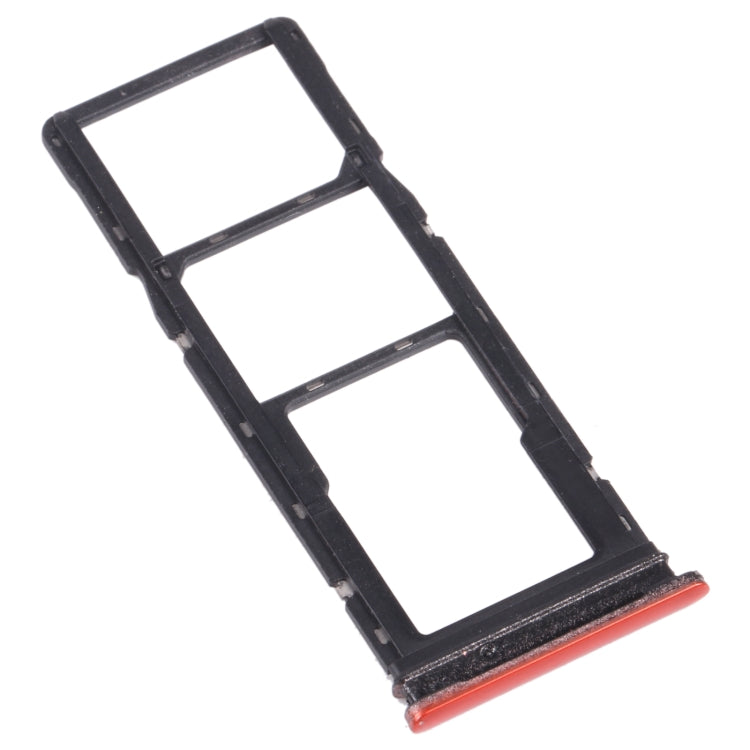 SIM Card Holder SIM Card Tray + Micro SD Card Tray for Tecno SProP 5 Pro KD7 (Orange)