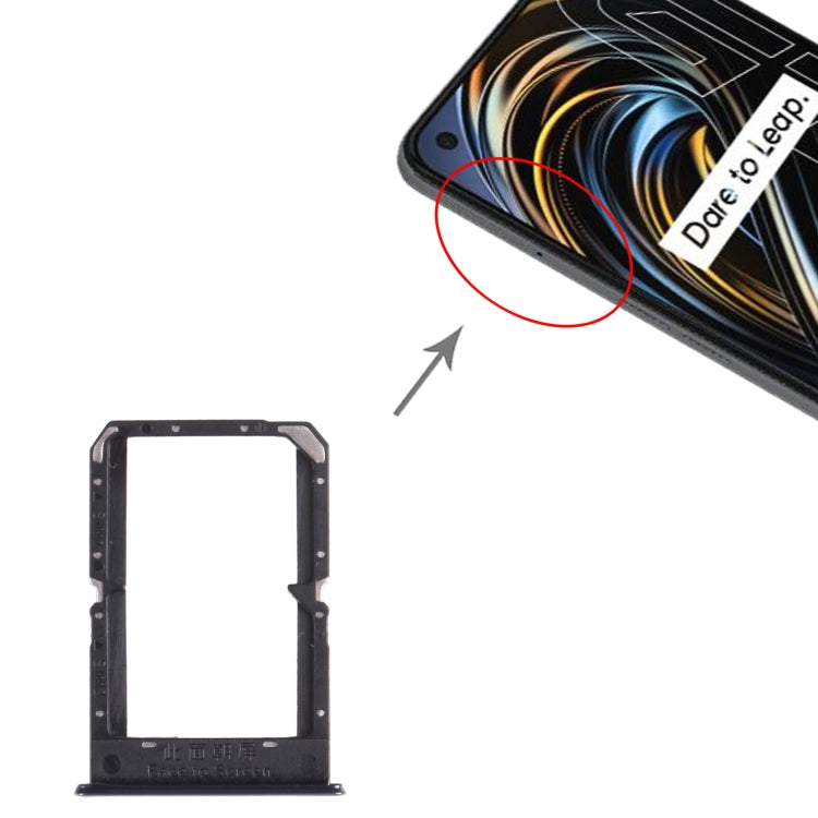 Carte SIM + Plateau de Carte SIM pour Oppo Realme GT / Realme GT Neo / Realme X7 Max 5G (Argent)