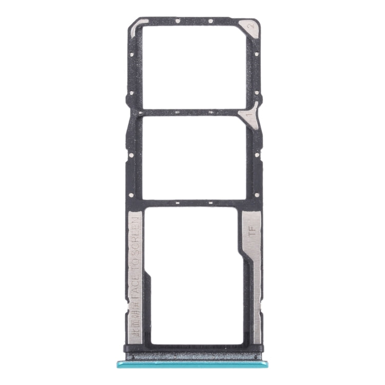 Plateau de carte SIM Plateau de carte SIM + plateau de carte Micro SD pour Xiaomi Redmi 9T 4G / Redmi Note 9 4G J19s M2010J19SC M2010J19SG M2010J19SY (Vert)
