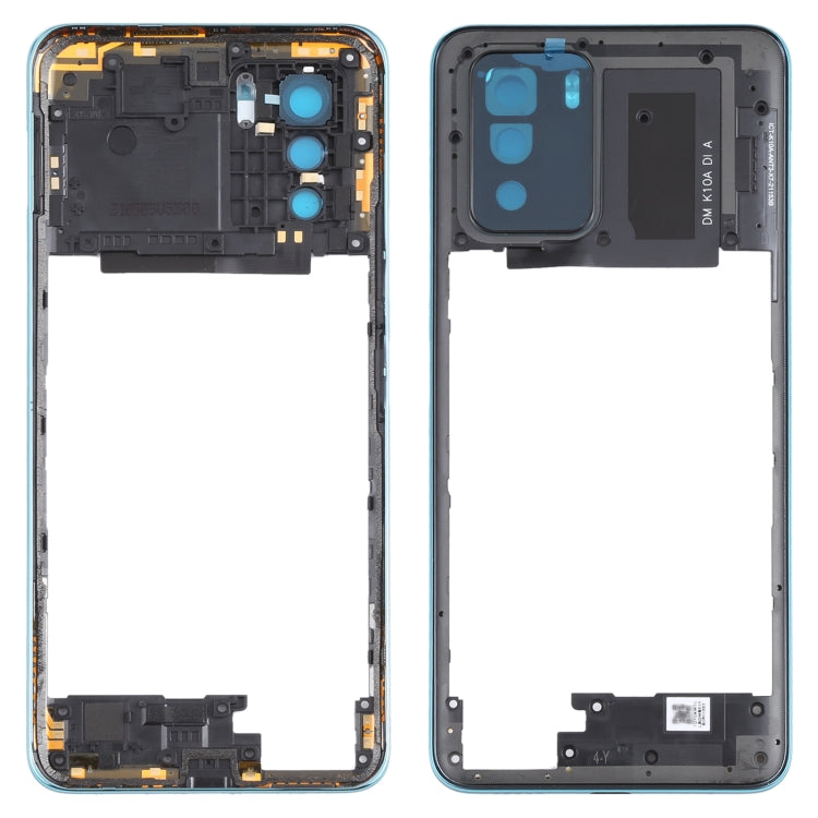 Plaque de cadre intermédiaire pour Xiaomi Redmi Note 10 Pro 5G (Bleu)