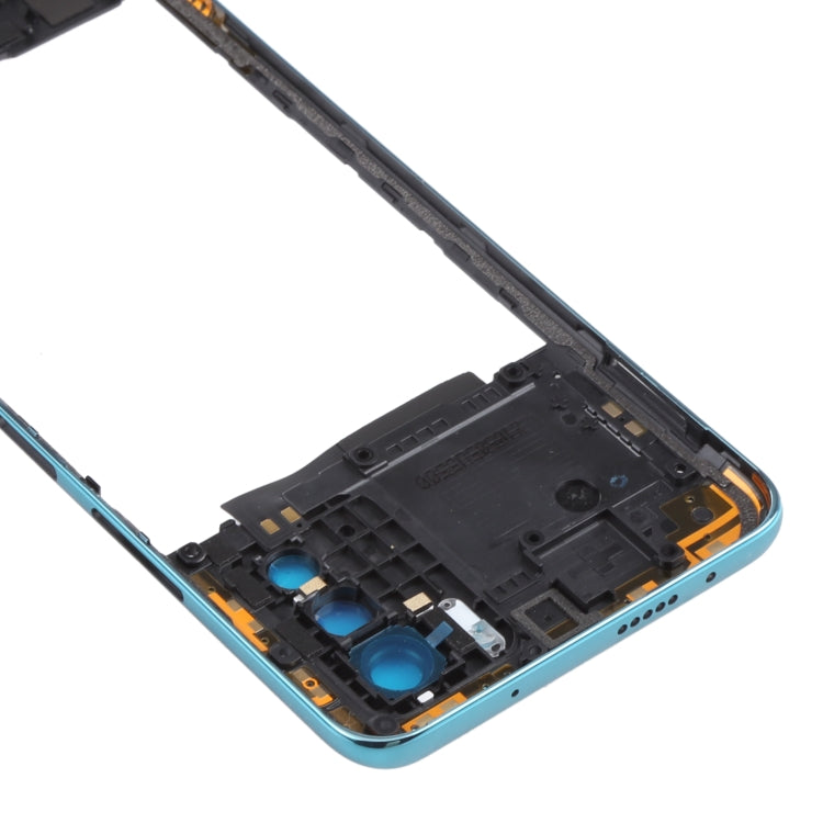 Plaque de cadre intermédiaire pour Xiaomi Redmi Note 10 Pro 5G (Bleu)