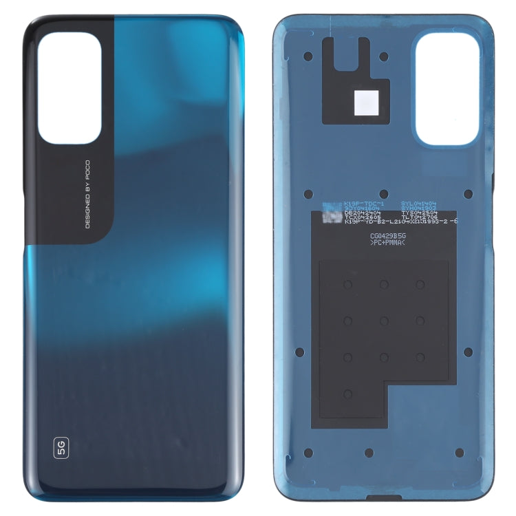 Cubierta Posterior de la Batería Original Para Xiaomi Poco M3 Pro 5G M2103K19PG M2103K19PI (Azul)