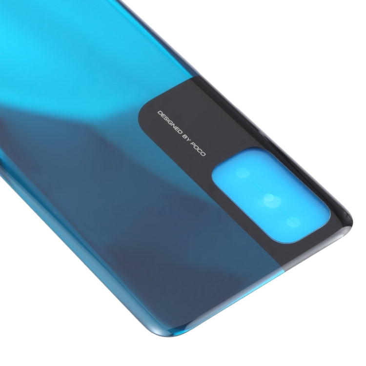 Coque arrière de batterie d'origine pour Xiaomi Poco M3 Pro 5G M2103K19PG M2103K19PI (Bleu)