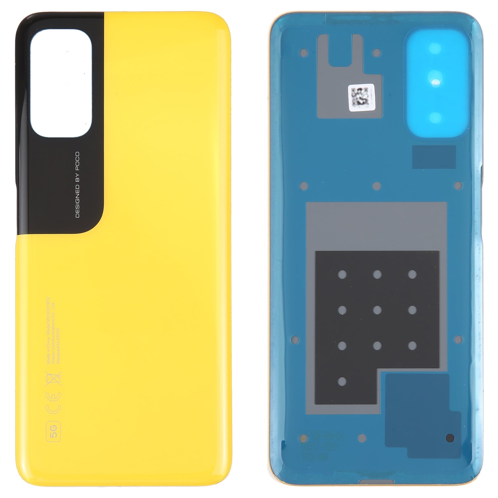 Battery Cover Back Cover Xiaomi Poco M3 Pro 5G M2103K19PG M2103K19PI Yellow